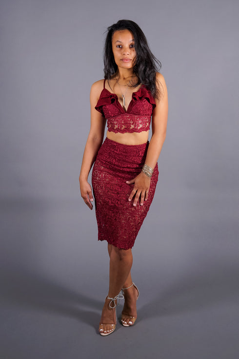 SUBJECT (2-piece skirt set)